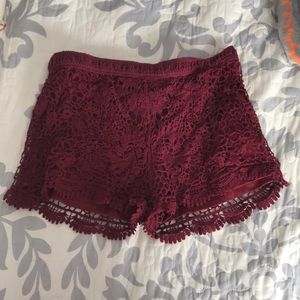 L.A Hearts Crocheted Shorts